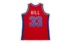 NBA Grant Hill Dark Jersey "1994 Detroit Pistons - Red" JY8722 DPIRED1