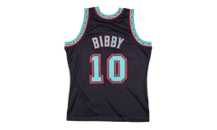 NBA Mike Bibby Reload Swingman Jersey "1998 Vancouver Grizzlies - Black" SMJYCP19289 VGRBLCK98MBI