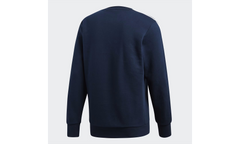 Essentials 3-Stripes Crew Sweatshirt "Collegiate Navy / White" BQ9644
