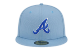 59FIFTY MLB ATLANTA BRAVES FITTED HAT "ERIC EMANUEL - Light Blue" EE433