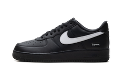 Air Force 1 Low "Supreme - Mini Box Logo Black / White" CU9225 002