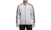 Badge of Sport 3-Stripe Cotton Fleece Pullover "Medium Grey Heather" DH9085