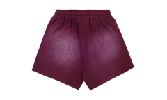 Flame Shorts "Burgundy / White" HSR099