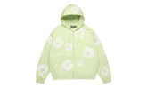 Cotton Wreath Zip Hoodie "Mint" DT616