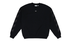 Cornely Diagonal Crewneck "Black" OFW-MHDS-0201
