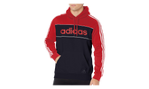Essentials Hooded Colorblock Sweatshirt "Scarlet / Legend Ink / Scarlet" GL7465