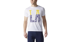 Los Angeles Training T-Shirt "White / Sunshine / Purple" BP7736
