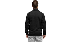 Badge of Sport 3-Stripe Cotton Fleece Pullover "Black" DH9082