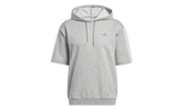 Donovan Mitchell Short Sleeve Hoodie "Medium Grey Heather" HB6758