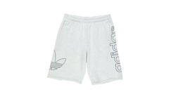 Originals French Terry Outline Short "Light Grey Heather / Collegiate Navy" DV3272