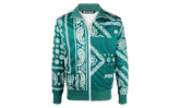 Bandana Track Jacket "Green / White" PMBD001F21FAB0055501