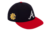 59FIFTY MLB NY19 ATLANTA BRAVES FITTED HAT "ERIC EMANUEL - Navy/ Red" EE418