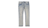 OIL REPAIR SLIM STRAIGHT SKINNY JEANS "Super Light Indigo" P011 SORS123