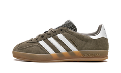 Gazelle Indoor "Olive Strata Cloud White Gum" JQ0174