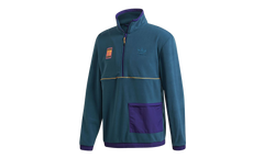 Adiplore Polar Half-Zip Sweatshirt "Teal" FR0598