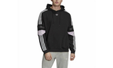 Originals Team Signature Trefoil Hoodie "Black / Clear Lilac" ED7175