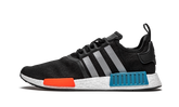 NMD_R1 "Black / Silver / Solar Red" FY5727
