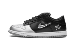 SB Dunk Low OG QS "Supreme - Jewel Swoosh Silver/Black" CK3480 001