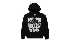 SP555 ZIP HOODIE "Black" SP5der300