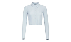 Tori Pointelle Button Up WMNS "Light Blue" KHW030248 469
