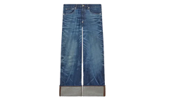 Turn Up Wide Fit Jeans "Stone Blue" FF65DP4216I7DY