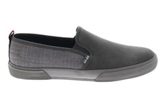 Ben Sherman Bradford Slip On BNM00062 Mens Gray Suede Lifestyle Sneakers Shoes