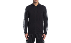 C90 Fullzip Hoodie "Black / White" EI5615