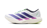 Adizero Evo SL "White Purple Lime Burst" JS4495