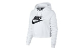Sportswear Rally Cropped Hoodie WMNS "White" AQ9965 100