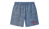 Denim Graphic Nylon Short "USA" KB2804