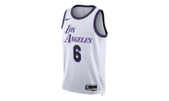 LEBRON JAMES LA LAKERS CITY EDITION SWINGMAN JERSEY "White" DO9597 101