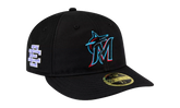 59FIFTY MLB NY19 MIA MARLINS FITTED HAT "ERIC EMANUEL - Black" EE415