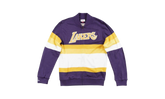 NBA Front Stripe Full Zip Sweater "Los Angeles Lakers - Purple" SWTRAJ18024 LALPURP
