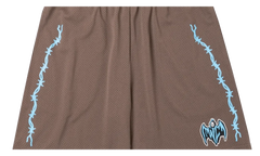 Bat Reaper Mesh Shorts "Brown" WLBRMSBLBLU