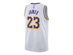NBA SWINGMAN JERSEY LAKERS ASSOCIATION LEBRON JAMES "White" DN2081 103