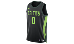 NBA JAYSON TATUM BOSTON CELTICS SWINGMAN JERSEY "Black/Pro Green/Action Green" FQ4335 011