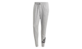 Essentials French Terry Tapered Cuff Logo Pants "Medium Grey Heather / Black" GK8978