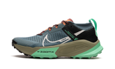 Nike ZoomX Zegama Trail "Light Slate Grey Glow Green Bone Black" DH0623 300