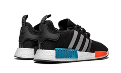 NMD_R1 "Black / Silver / Solar Red" FY5727