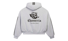 Full Zip Logo Hoodie "Willy Chavarria - Grey" KV2250