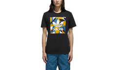 Collage Blackbird Tee "Black Teal Yellow" DH3941