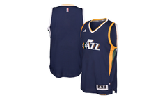 Utah Jazz Swingman Jersey "Navy Blue / Yellow-Blank" BE9848