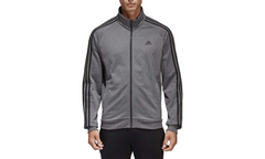 Essentials 3-Stripe Tricot Tracktop "Dark Heather Grey / Black" CD8752