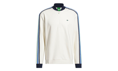 Originals 3-Stripes 1/4 Zip Sweatshirt "Chalk White / Night Indigo" KB8629