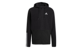 Essentials Polar Fleece Giant Logo Full-Zip Hoodie "Black / White" GV5297