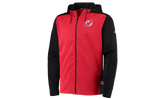 NHL New Jersey Devils Full Zip Hoodie "Red / Black" DN2830