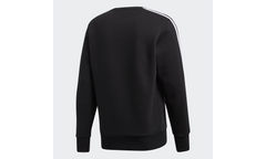 Essentials 3-Stripes Crew Sweatshirt "Black / White" BQ9645
