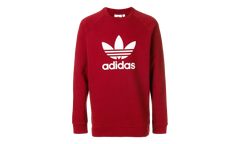 Trefoil Crew Sweatshirt "Rust Red / White" CX1897