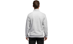 Badge of Sport 3-Stripe Cotton Fleece Pullover "Medium Grey Heather" DH9085