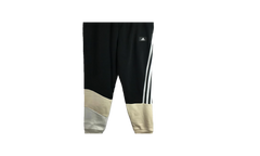 Fleece Colorblock Pants "Black / Wonder White" HB7392